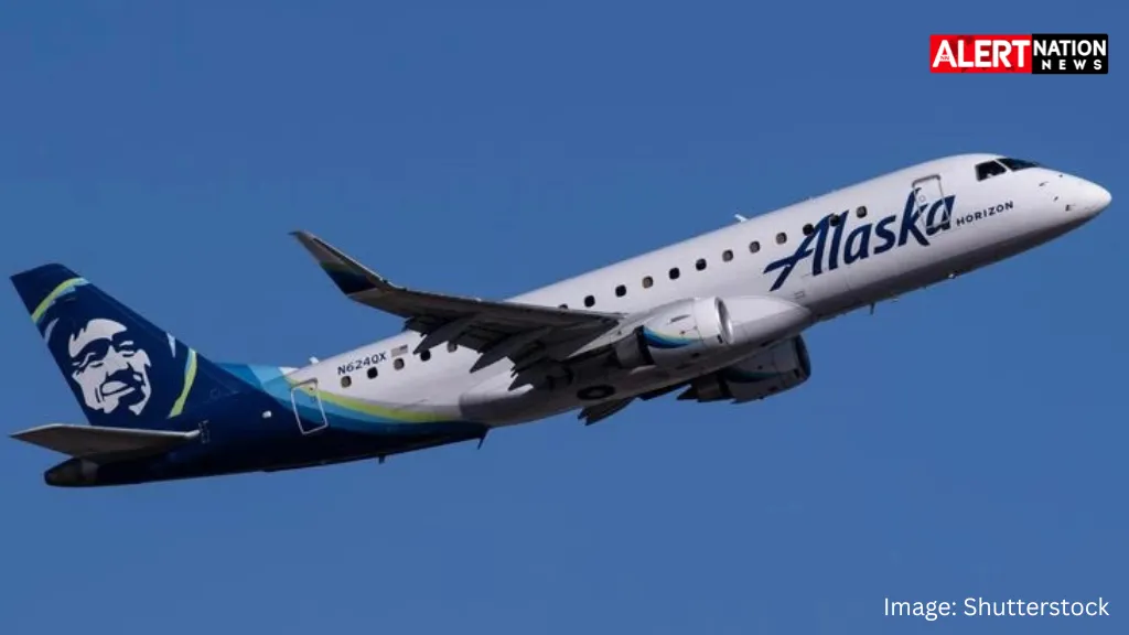 Alaska Airplane flying