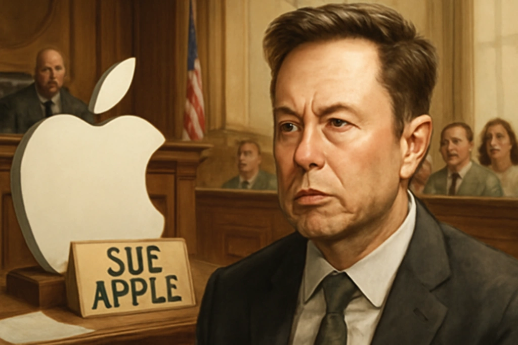 Elon Musk Threatens Legal War Against Apple Over “AI App Store Bias” – Will He Actually Sue?